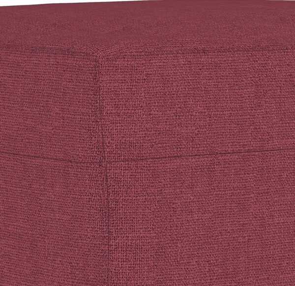 3dílná sedací souprava vínová textil 3201896