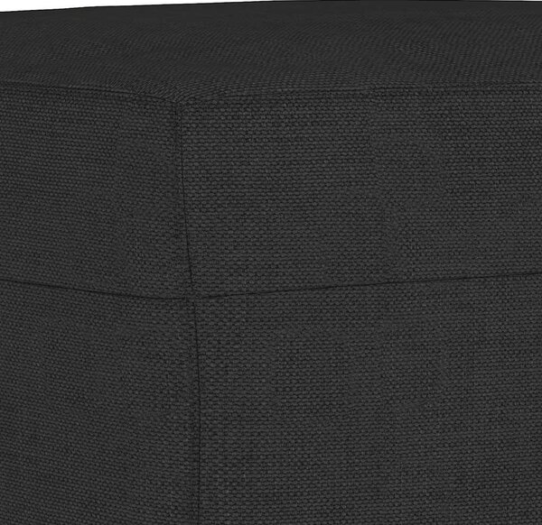 3dílná sedací souprava s poduškami černá textil 3201580