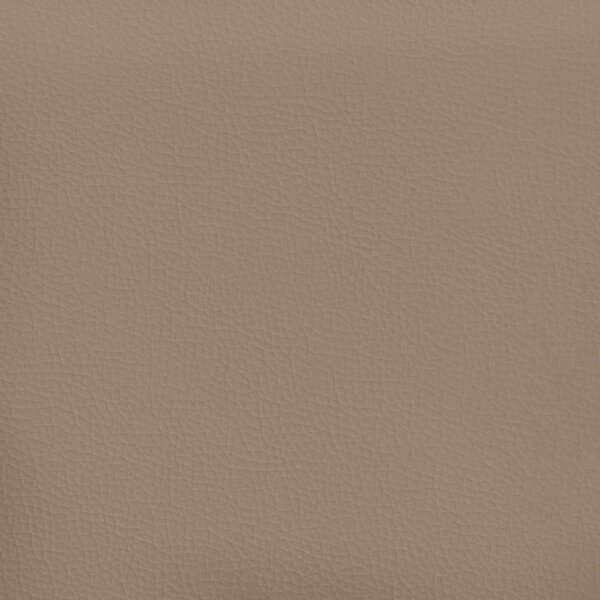 Křeslo s podnožkou cappuccino 60 cm umělá kůže 3201163