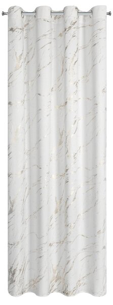ZATEMŇOVACÍ ZÁVĚS NA KROUŽCÍCH MOLY 140X250 CM VZOROVANÁ