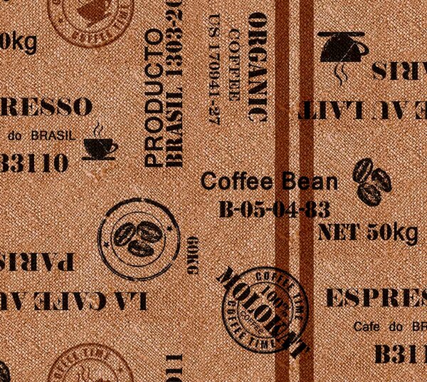 Ubrus PVC Mo-6039 - Coffee - Role 140cm x 20m