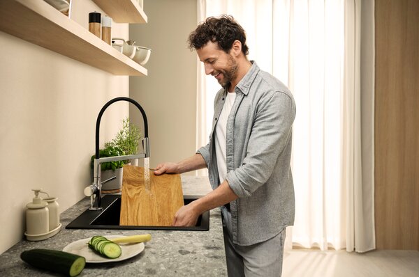 Hansgrohe Talis Select M54 - Páková kuchyňská baterie Semi-Pro, 3jet, chrom 72861000