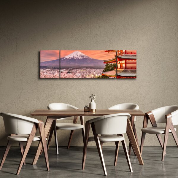Obraz - Fujiyoshida, Japonsko (170x50 cm)