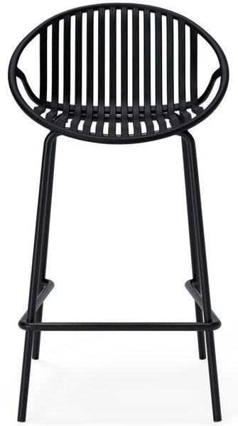 Somcasa Černá plastová barová židle Tristan 90 cm