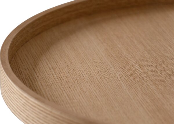 Kulatý konferenční stolek Tiliana 45 cm - přírodní