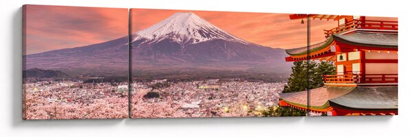 Obraz - Fujiyoshida, Japonsko (170x50 cm)