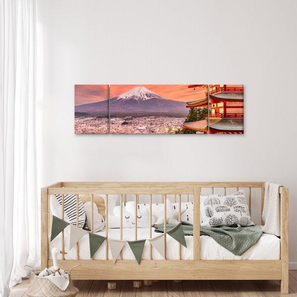 Obraz - Fujiyoshida, Japonsko (170x50 cm)