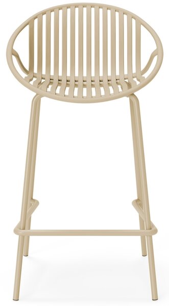 Somcasa Béžová plastová barová židle Tristan 90 cm