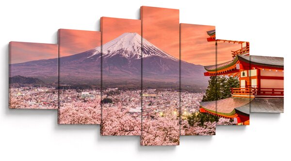 Obraz - Fujiyoshida, Japonsko (210x100 cm)