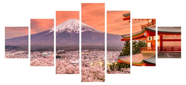 Obraz - Fujiyoshida, Japonsko (210x100 cm)