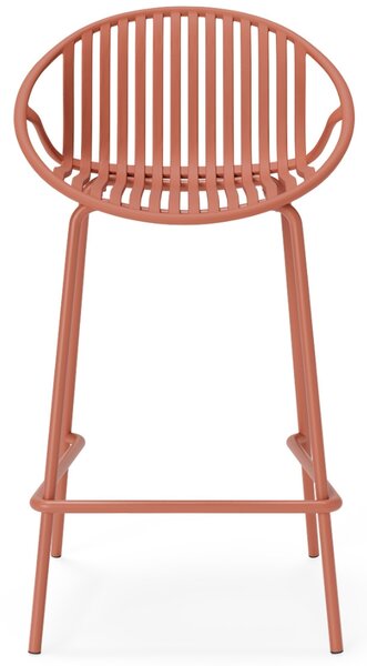 Somcasa Terakotová plastová barová židle Tristan 90 cm