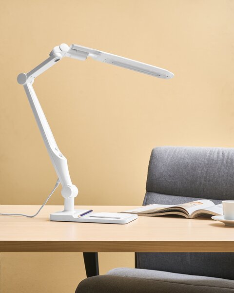 LED stolní lampa PEGASI se stmívačem Bílá
