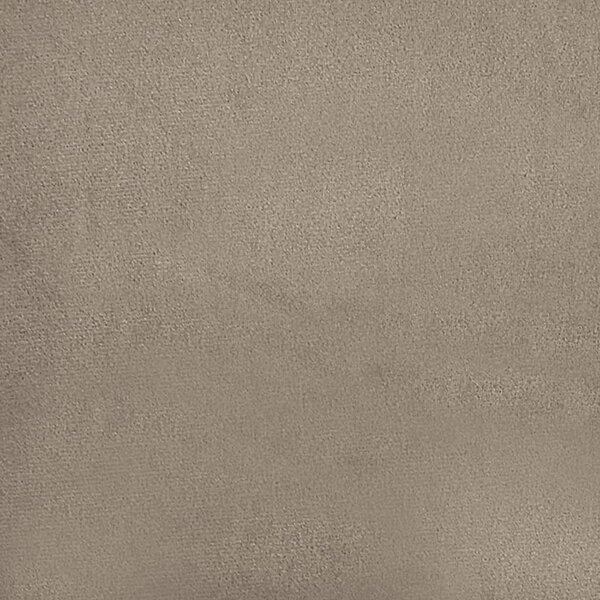Křeslo s podnožkou taupe 60 cm tkanina z mikrovlákna 3201225
