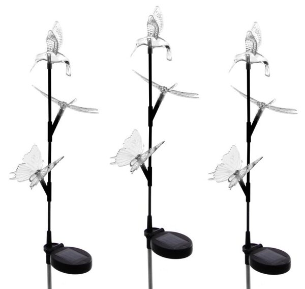 Zahradní sada dekorativní solární LED osvětlení Garth