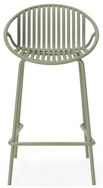 Somcasa Zelená plastová barová židle Tristan 90 cm