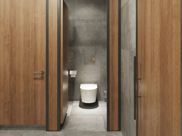 Hansgrohe EluPura Original S - Závěsné WC s WC sedátkem, AquaChannel Flush, bílá 60207450