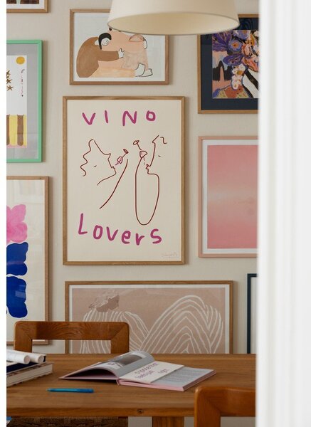 Plakát 50x70 cm Vino Lovers – Ruby Hughes – The Poster Club