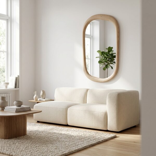 Somcasa Dubové závěsné zrcadlo Colonia 120 x 60 cm