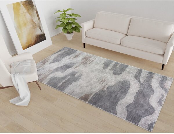 Šedý pratelný koberec 80x150 cm City Clouds – Vitaus