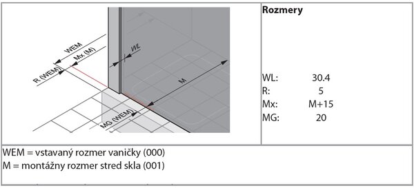 Hüppe Classics 2 EasyEntry - Posuvné dveře 1-dílné s pevným segmentem 2000x1200 mm, upevnění vlevo, profil Black Edition, čiré sklo s Anti-Plaque C25309.123.322