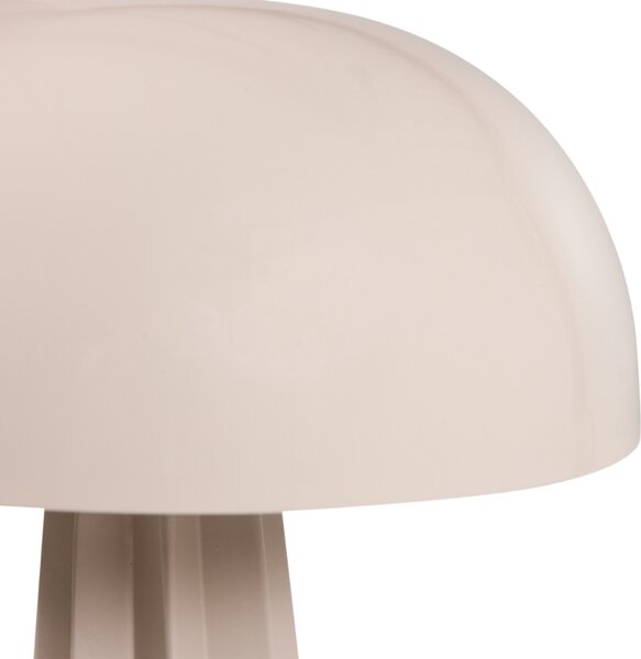 LÉTO -15% WOOOD Béžová kovová stolní lampa Virel