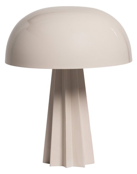 LÉTO -15% WOOOD Béžová kovová stolní lampa Virel