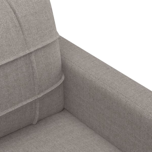 4dílná sedací souprava s poduškami taupe textil 3201257