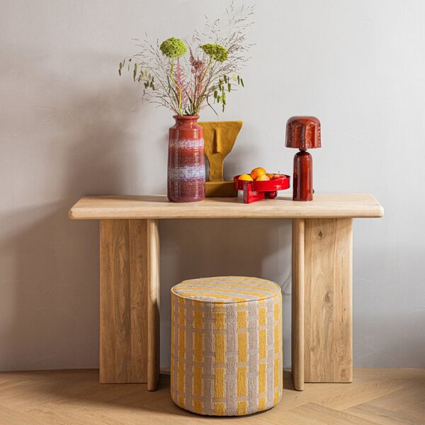 LÉTO -15% WOOOD Červená kovová stolní lampa Lumira