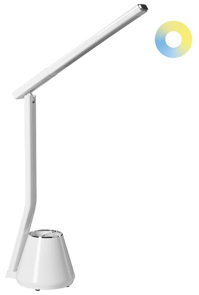 LED stolní lampa DENEB se stmívačem Bílá