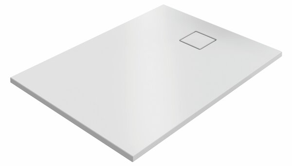 Hüppe EasyFlat - Sprchová vanička 1000x800 mm, bílá EF0203.055