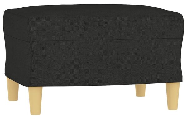 3dílná sedací souprava s poduškami černá textil 3201318