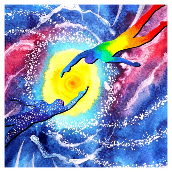 Obraz - Dotek (30x30 cm)
