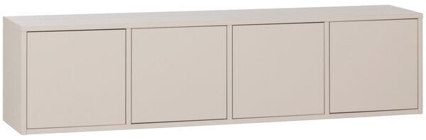 WOOOD Béžový dřevěný TV stolek Merel 200 x 39 cm