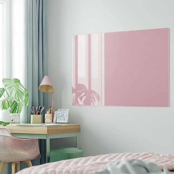 Růžová tělová skleněná magnetická tabule Smatab® - 40 × 60 cm