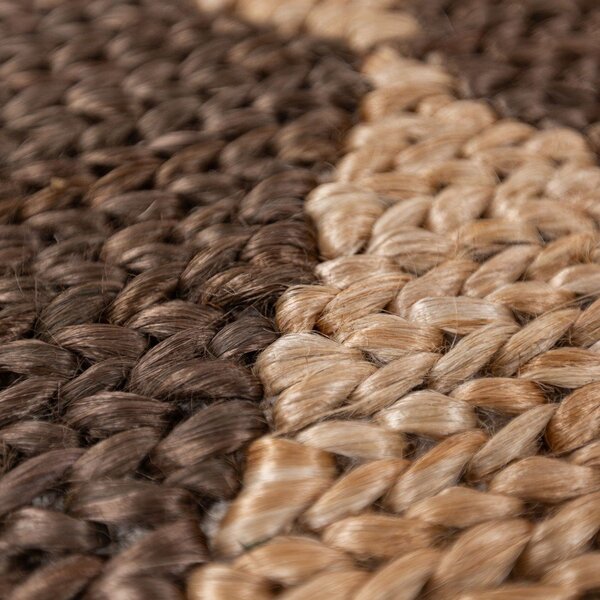 Hnědý/v přírodní barvě ručně tkaný koberec s příměsí juty 120x170 cm Effie Diamond – Flair Rugs
