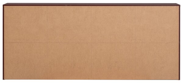 WOOOD Červená dřevěná komoda Merel 200 x 39 cm