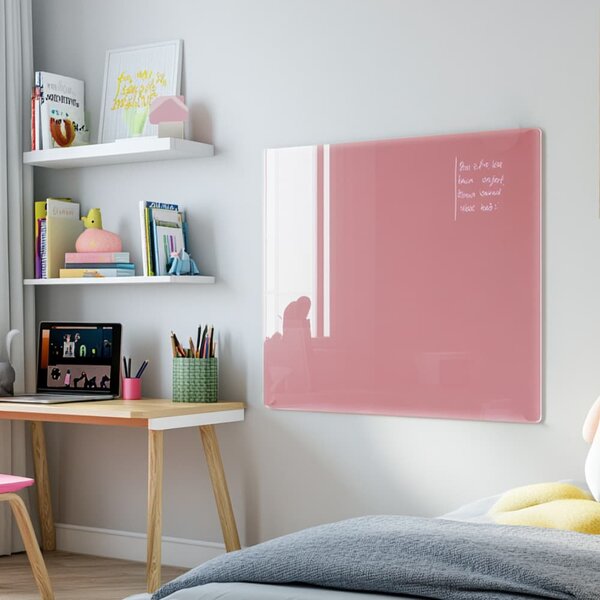 Růžová perlová skleněná magnetická tabule Smatab® - 40 × 60 cm