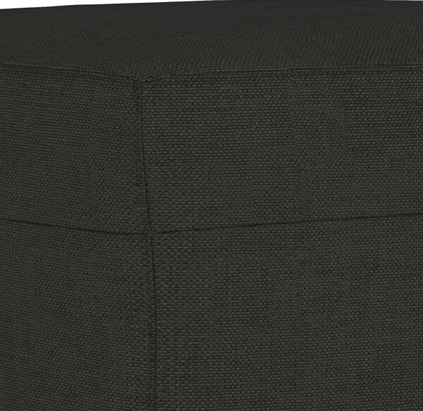 3dílná sedací souprava s poduškami černá textil 3201318