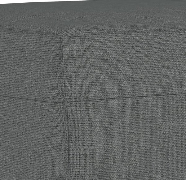 3dílná sedací souprava s poduškami tmavě šedá textil 3201673