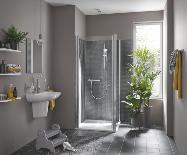 GROHE Grohtherm 500 - Termostatická sprchová baterie, DN 15 se sprchovou soupravou, Chrom 34796000
