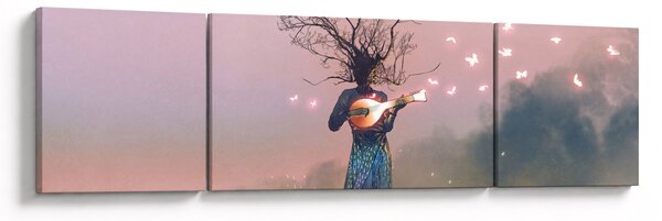 Obraz - Oživlá příroda (170x50 cm)