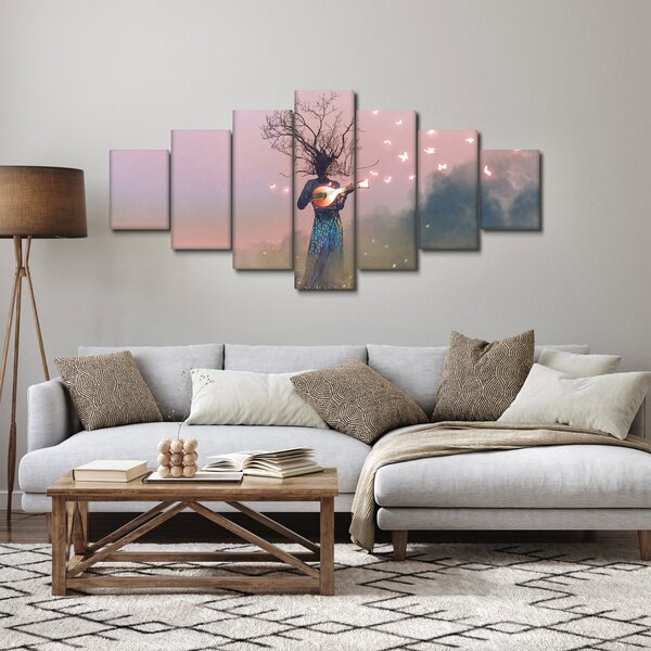 Obraz - Oživlá příroda (210x100 cm)