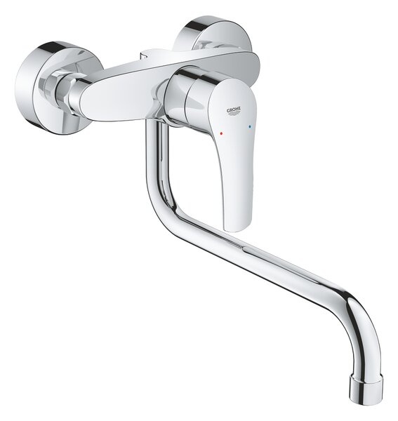 GROHE Eurosmart - Páková dřezová baterie, DN 15, Chrom 32224003