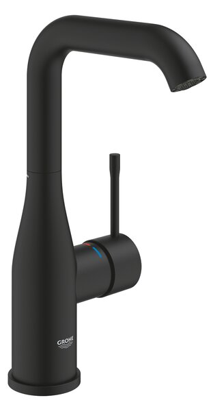 GROHE Essence - Páková umyvadlová baterie DN15, Velikost L, phantom black 24177KF1