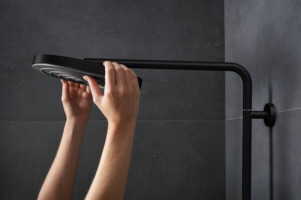 Hansgrohe Pulsify S Puro - Showerpipe 260 1jet s termostatem Ecostat Fine, černá matná 24222670