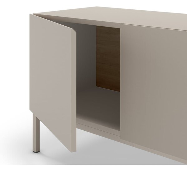 Krémový TV stolek 180x55 cm Cailin – Marckeric
