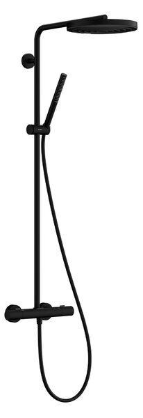 Hansgrohe Pulsify S Puro - Showerpipe 260 1jet s termostatem Ecostat Fine, černá matná 24222670