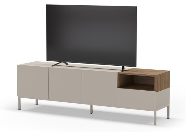 Krémový TV stolek 180x55 cm Cailin – Marckeric