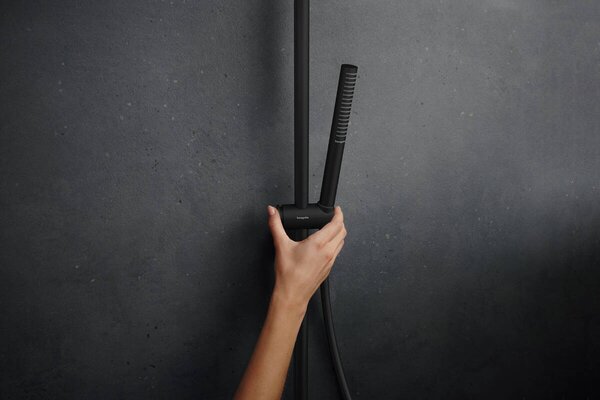 Hansgrohe Pulsify S Puro - Showerpipe 260 1jet s termostatem Ecostat Fine, černá matná 24222670