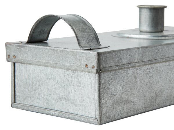Intuition Kovový svícen s boxem FENIX – Grey
